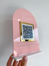 QR Code | Sign & Stand | Acrylic Business Sign
